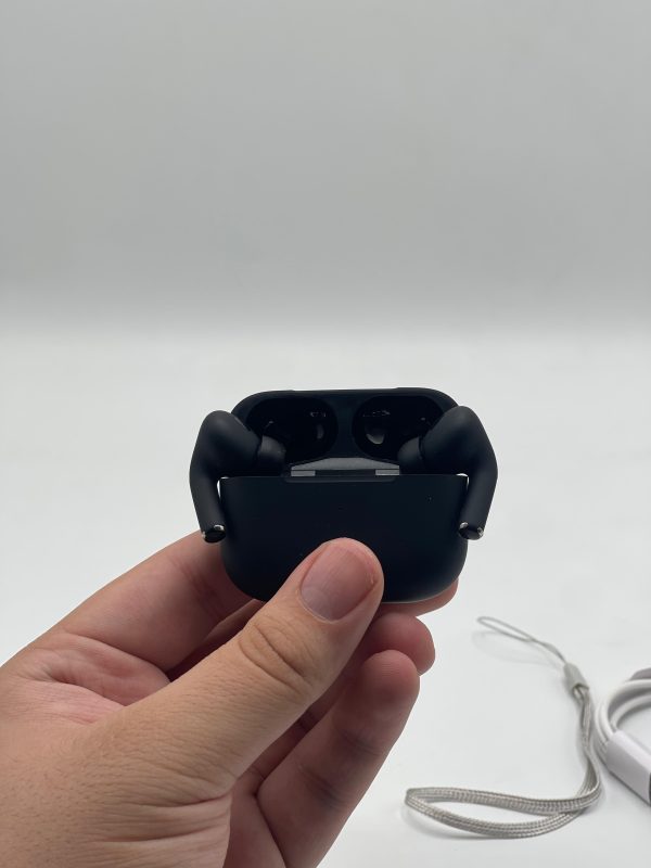 Apple Airpods Black Lite Edition (2nd Generation) With Active Noise Cancellation – Seamless Wireless Audio (with Box)